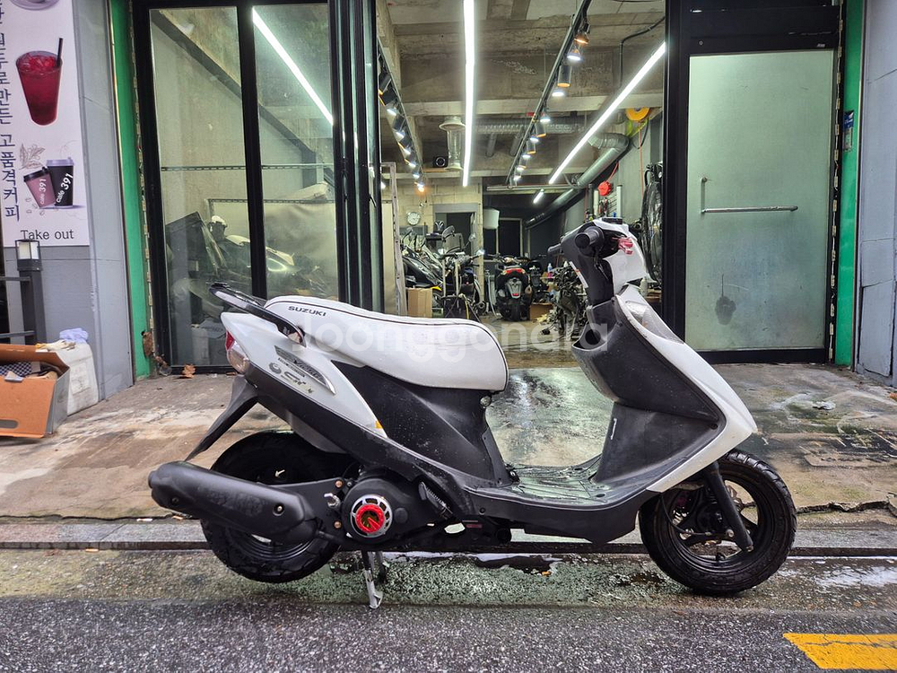 08년식 어드레스125 외수형 중고 오토바이--4