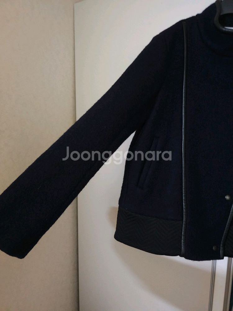 산드로 울 라이더 자켓--2