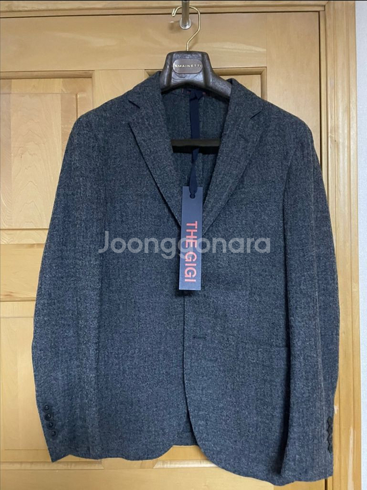 THE GIGI 그레이 멜란지 자켓--0