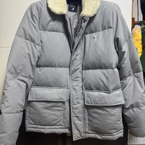 캉골 카라양털패딩 m