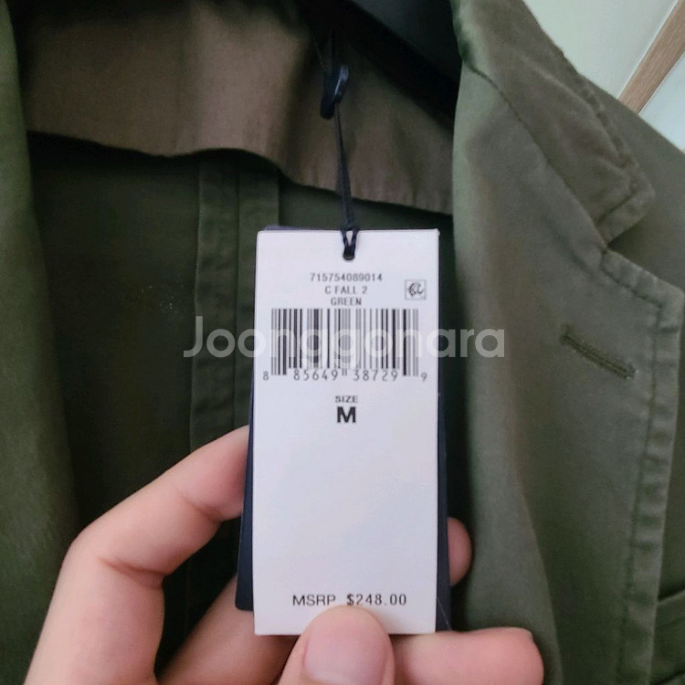 폴로 치노자켓 판매(아미 올리브, M사이즈)--1