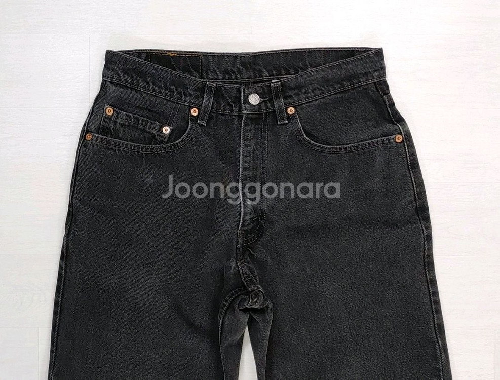 90년대 리바이스 550 블랙진 30인치 W32 L30--1