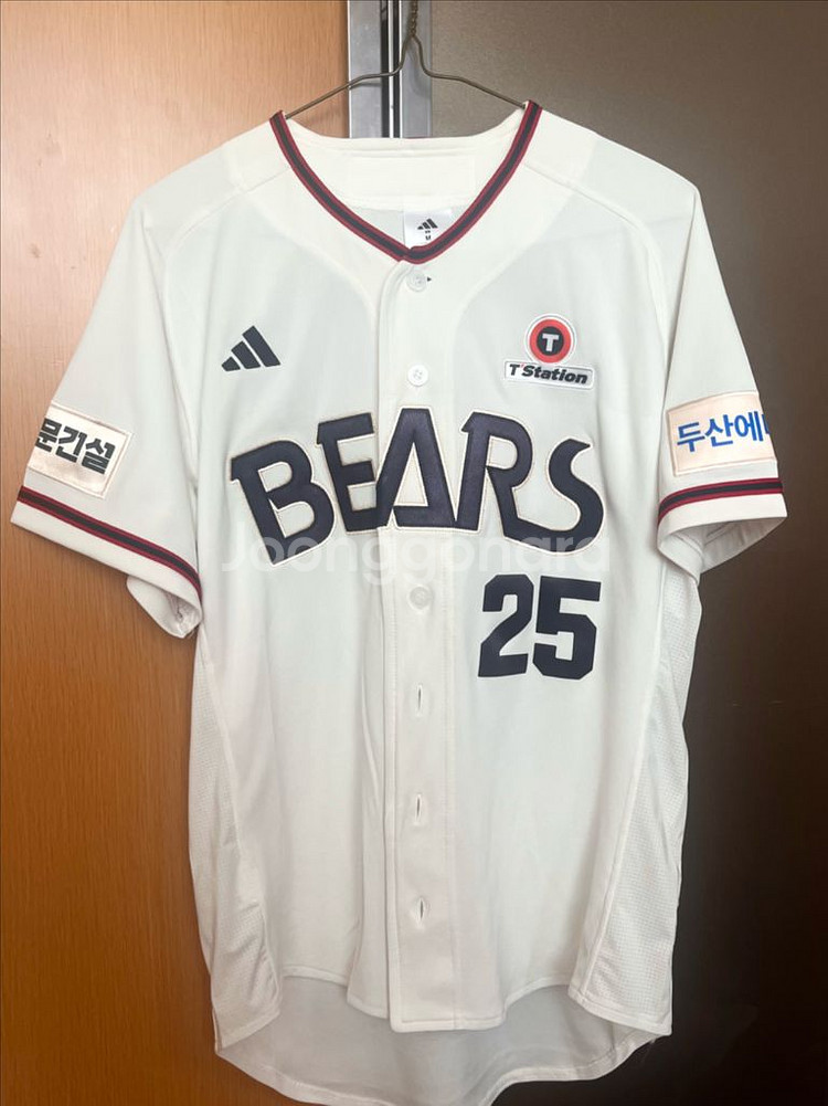 (95) 두산베어스 아디다스 어센틱 올드 양의지 유니폼--0