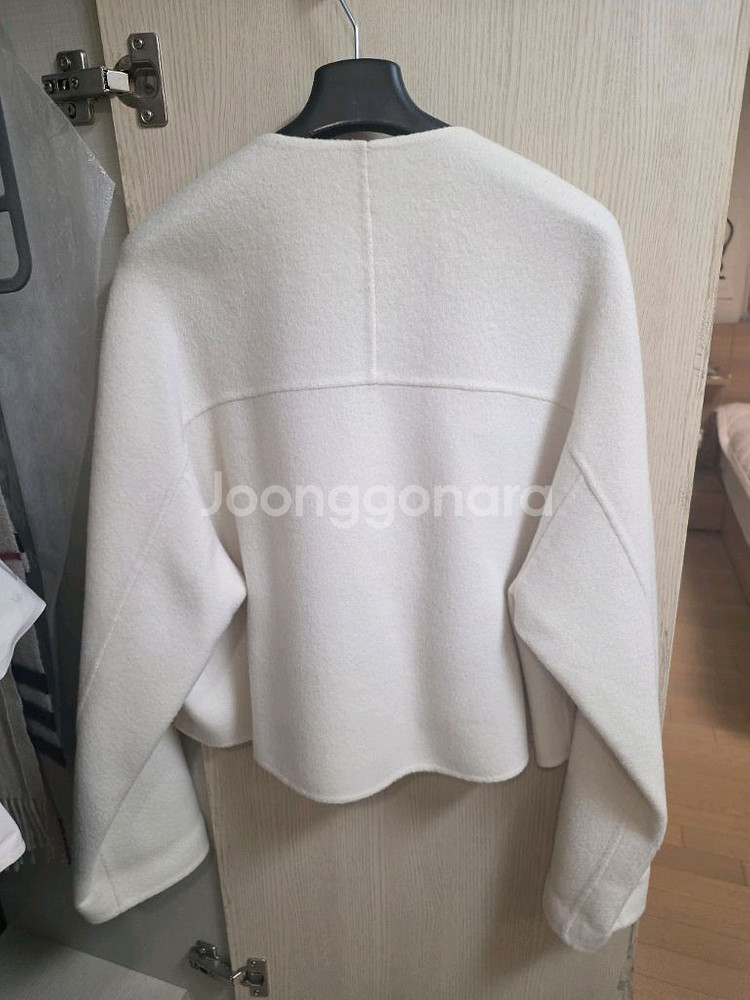 한섬 시스템 캐시미어 칼라리스 자켓--1