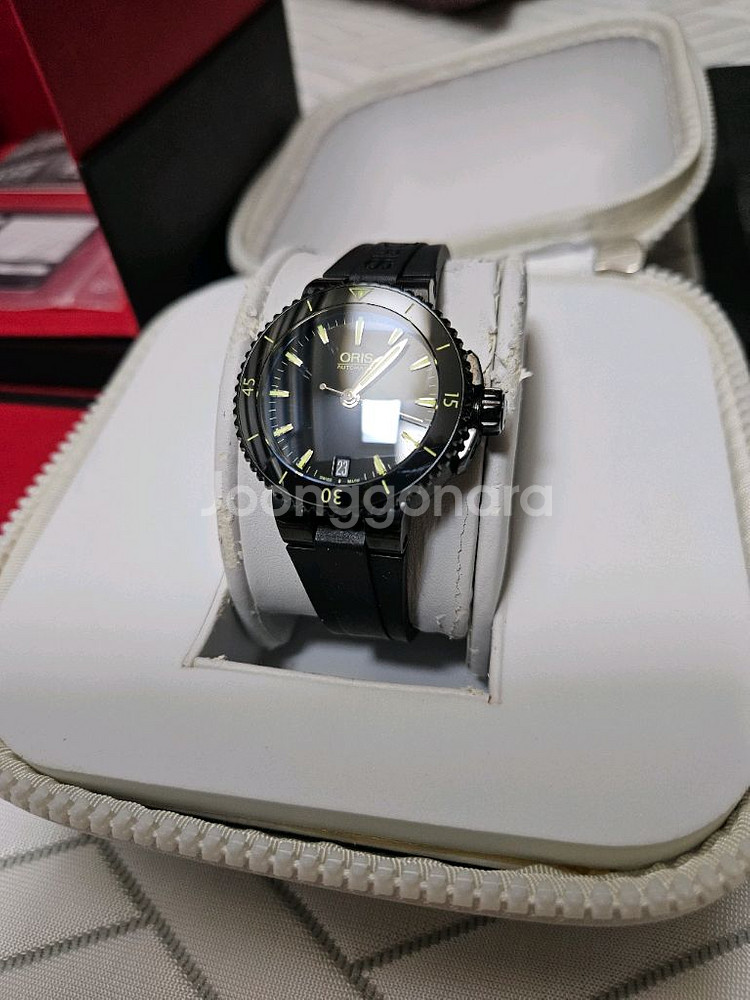 오리스 애커스 36mm 형광 정품--2