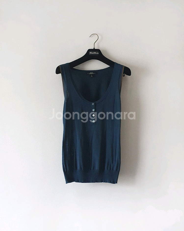막스마라 실크 니트 베스트 M--0