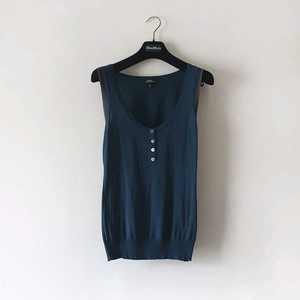 막스마라 실크 니트 베스트 M