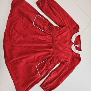 슈슈앤크라 3Y 레드 원피스