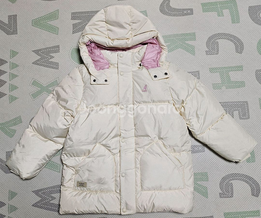 캉골키즈 덕다운점퍼(아이보리145)--0