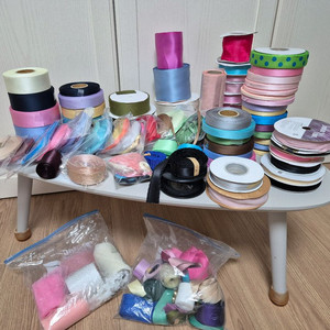 양면무광, 양면공단 외 리본재료 일괄판매