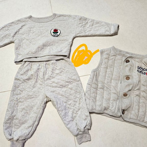 리미떼두두 3pcs 조끼 상하세트