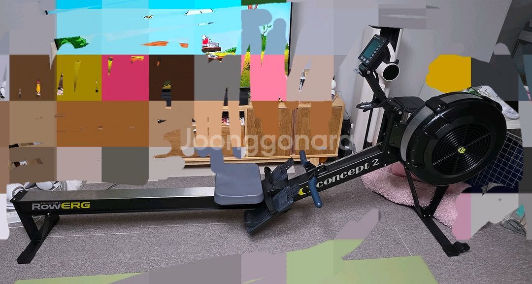 신품급 로잉머신 컨셉2 로우에르그 스탠다드 레그--0