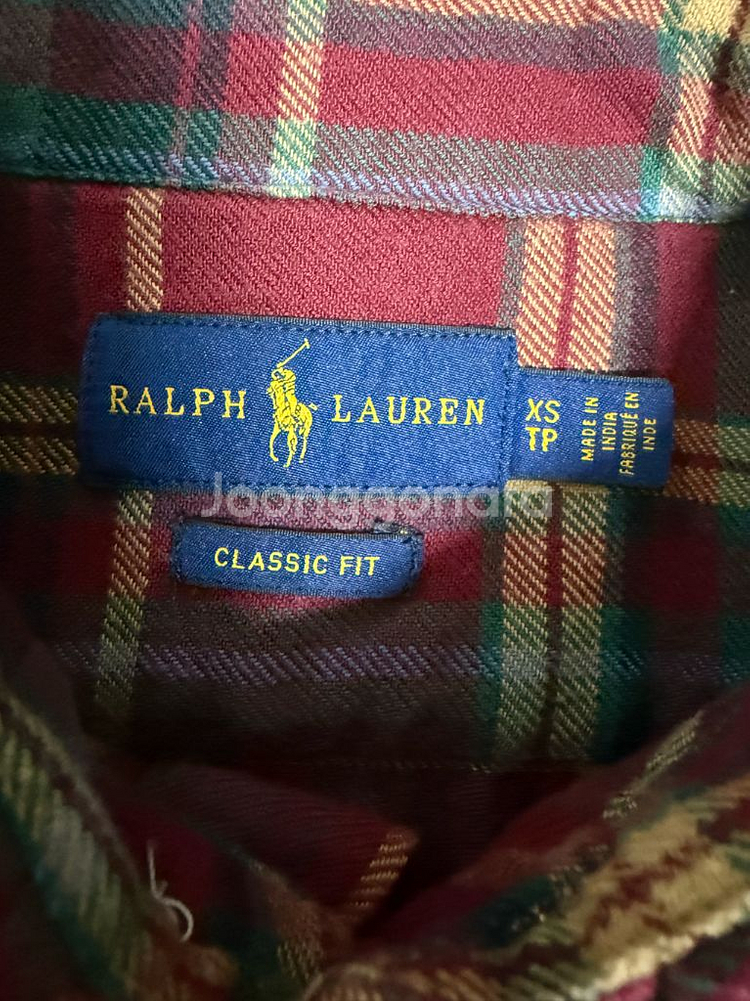 랄프로렌 여성 체크셔츠 클래식핏 XS--3