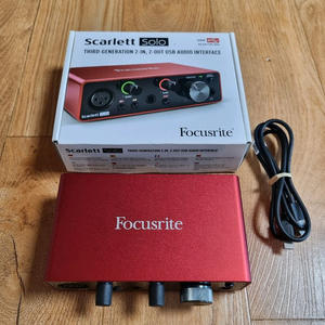스칼렛 솔로 3세대 오인페 오디오인터페이스