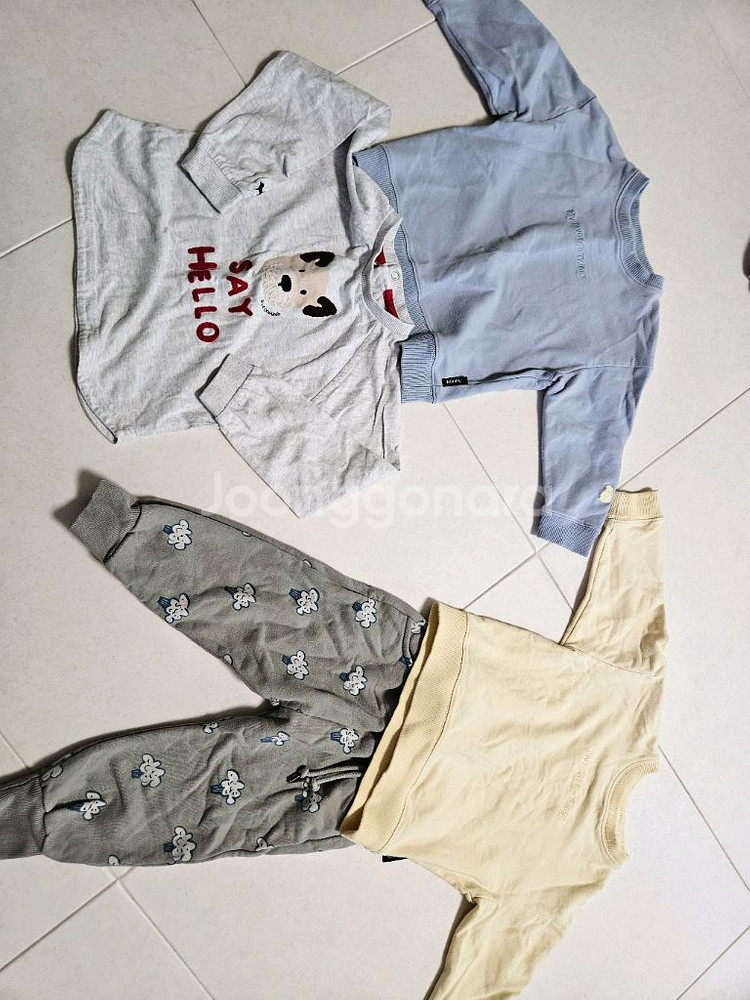 리미떼두두바지 코니 맨투맨 등 3-4세--0