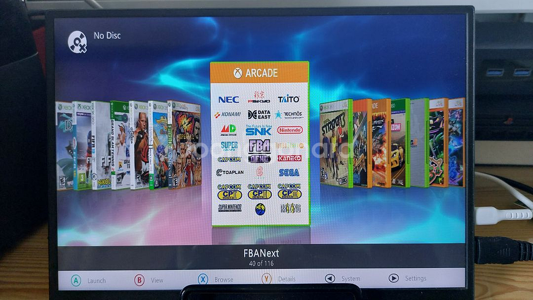 Xbox 360 게임 실행 HDD, USB--0