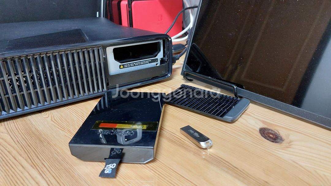 Xbox 360 게임 실행 HDD, USB--5