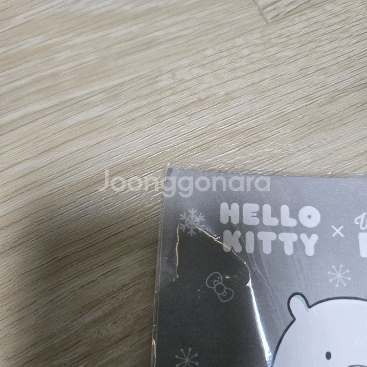 위베어베어스 곰돌이키티 롯데리아 콜라보 헬로우 인형--3