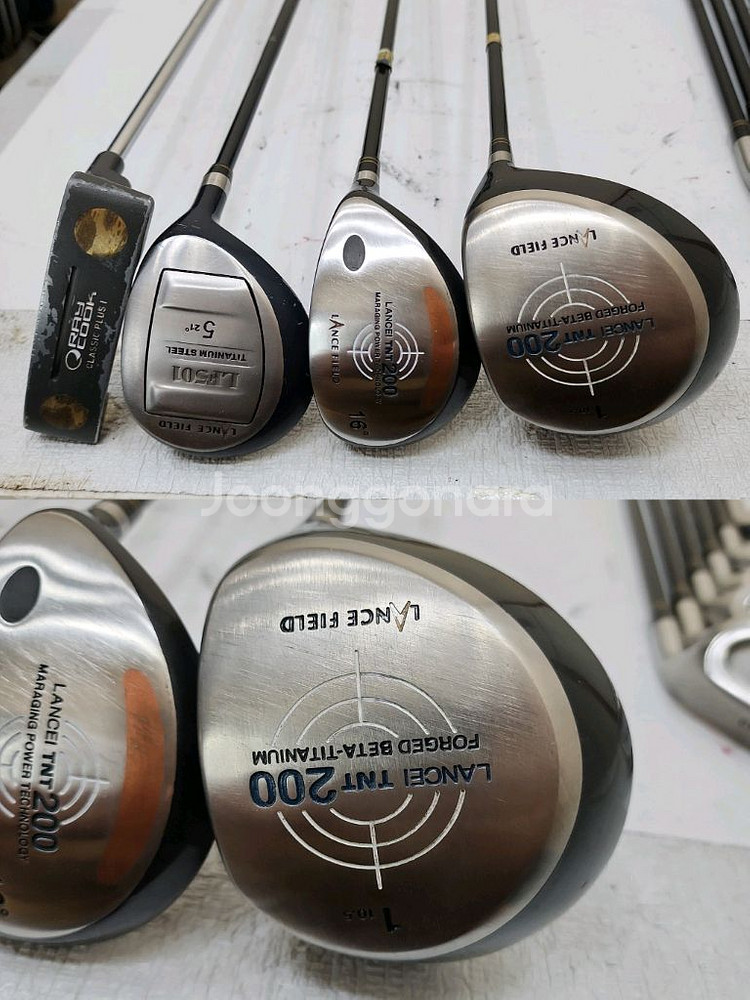11만 랭스필드 아이언 드라이버 등 남성용 골프채 풀세트--6