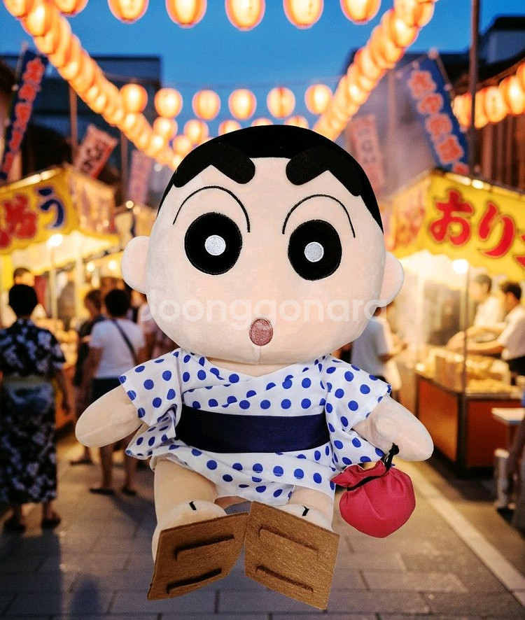 새제품 신상 기모 짱구 기모노 맹구 짱아 유리 유카타--8