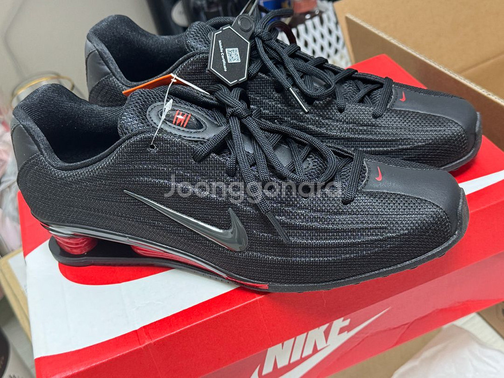 나이키 샥스z 블랙 유니버시티 레드 270--0