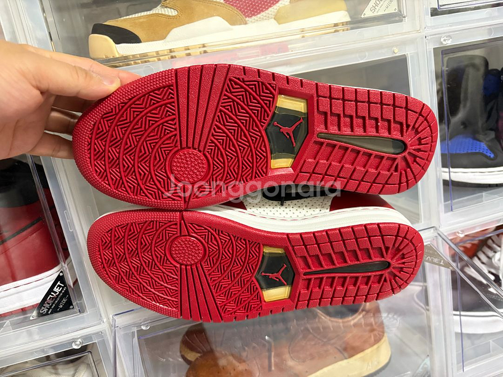 조던 알파 1 시카고 270 새제품 + 브레드. 로얄--1