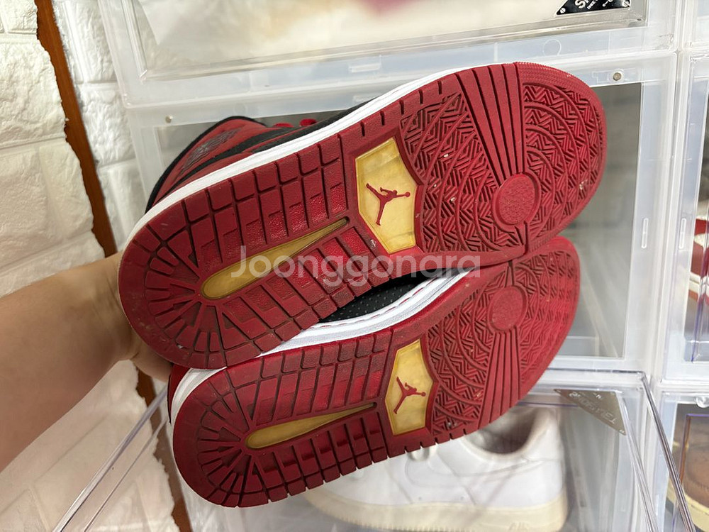 조던 알파 1 시카고 270 새제품 + 브레드. 로얄--3