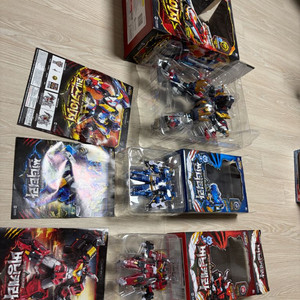 최강공룡 미니특공대 렉스카이저 +버닝케라+썬더티라