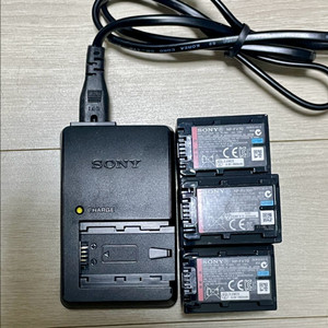 소니 캠코더 배터리 np fv100, fv70, 충전기
