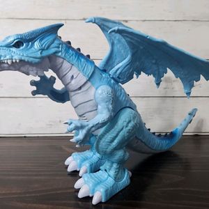 마텔 파란색 움직이는 드래곤 공룡 장난감 피규어