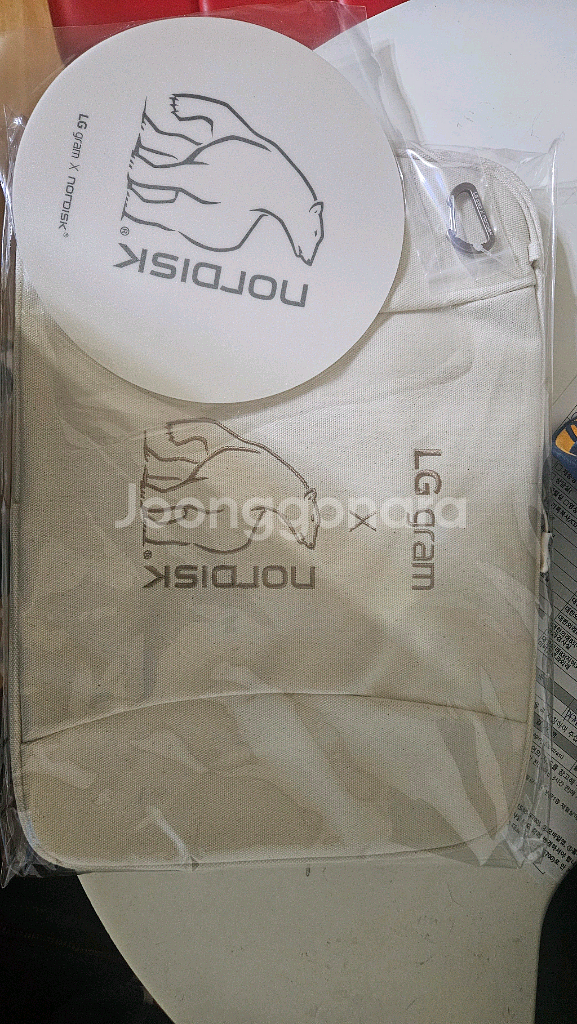 LG 그램X노르디스크 노트북 파우치 새상품--0
