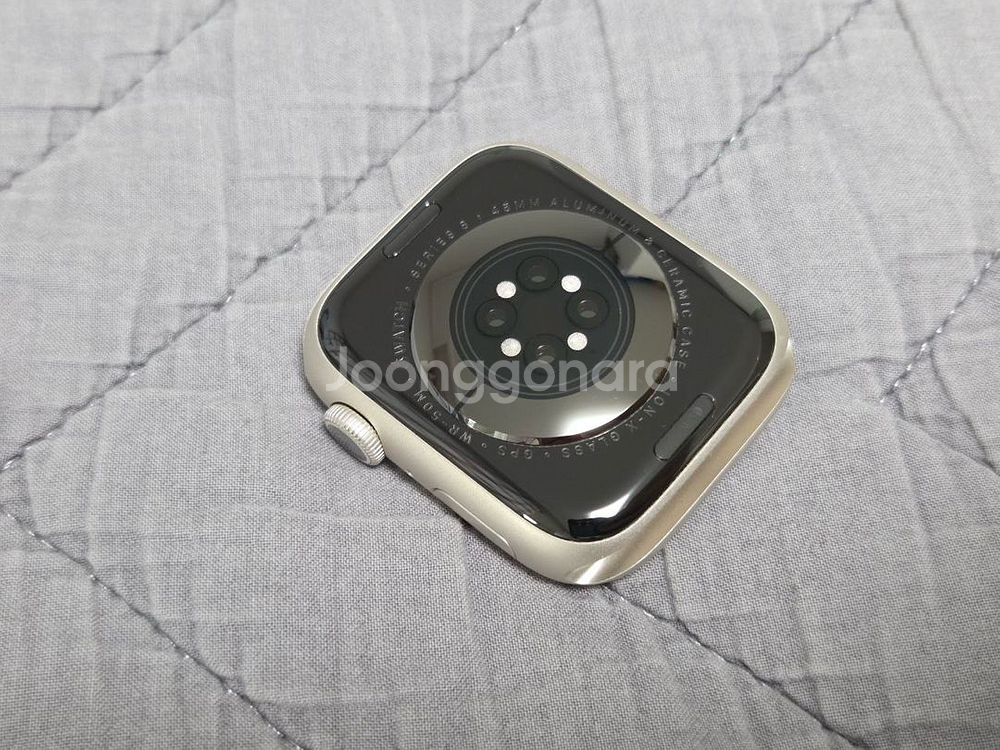 애플워치8 GPS 45mm 알루미늄 스타라이트--1