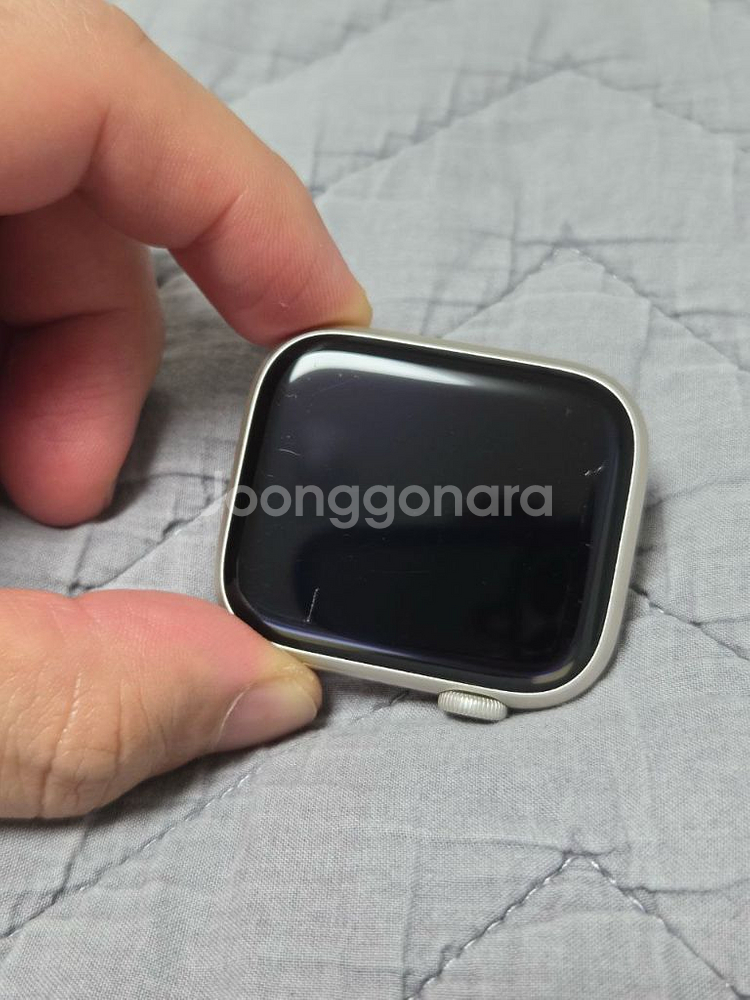 애플워치8 GPS 45mm 알루미늄 스타라이트--0