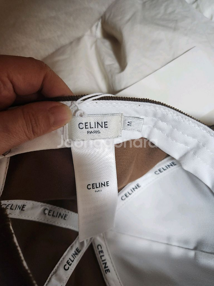 Celine 트리옹프 코듀로이 볼캡(M)--4