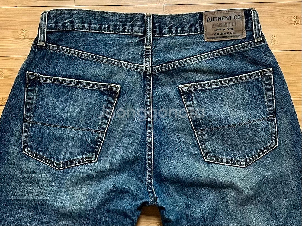 리바이스 어센틱 시그니처 데님팬츠 C32 L32--3