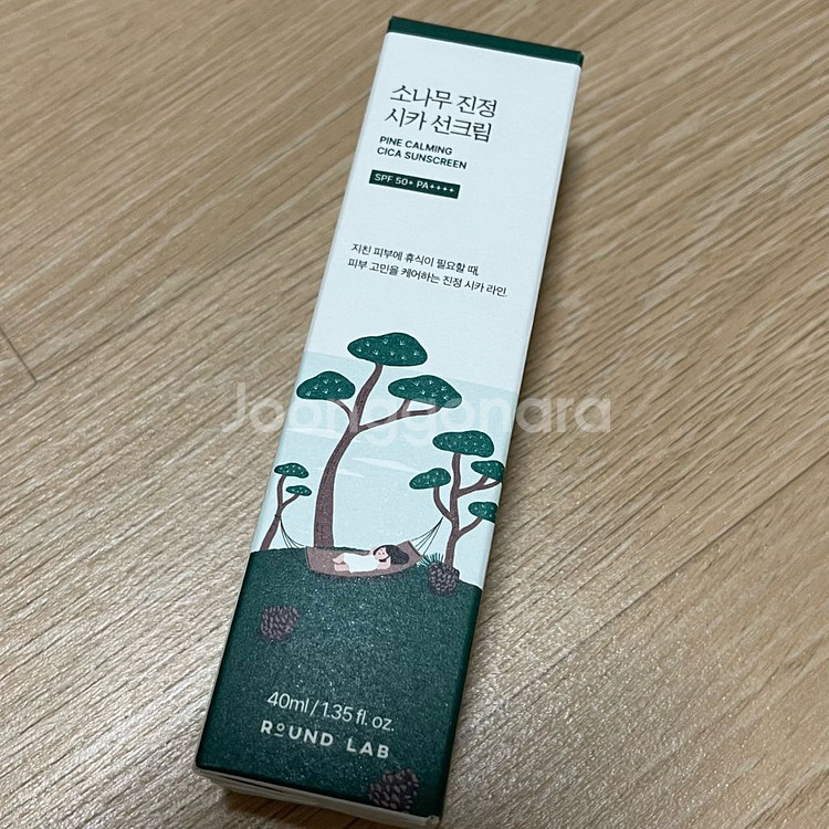 라운드랩 소나무 진정 시카 선크림 40ml--0