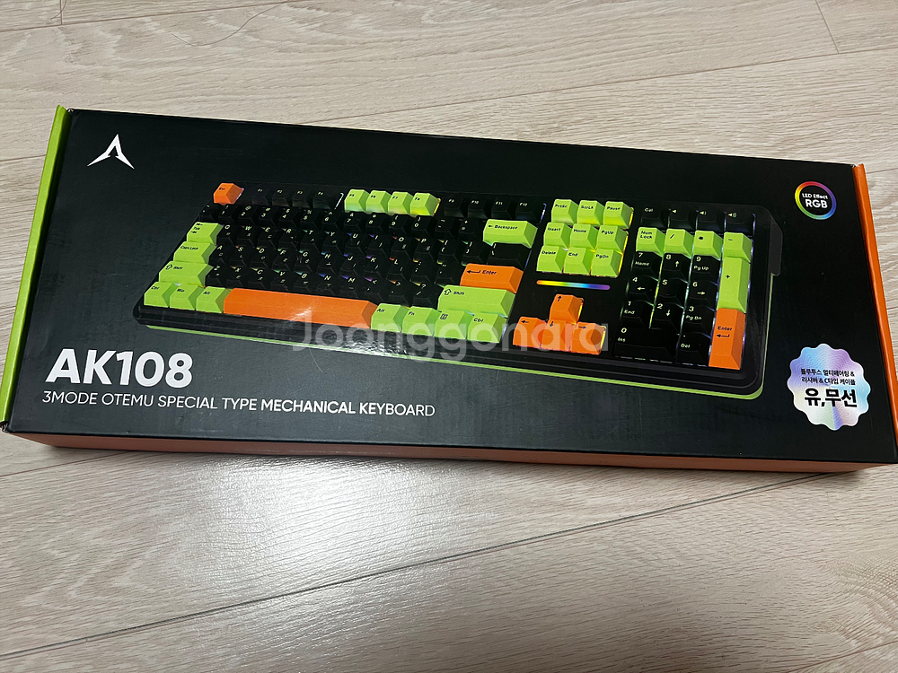 앱코 AK108 3모드 OTEMU 특주축 기계식 키보드--2