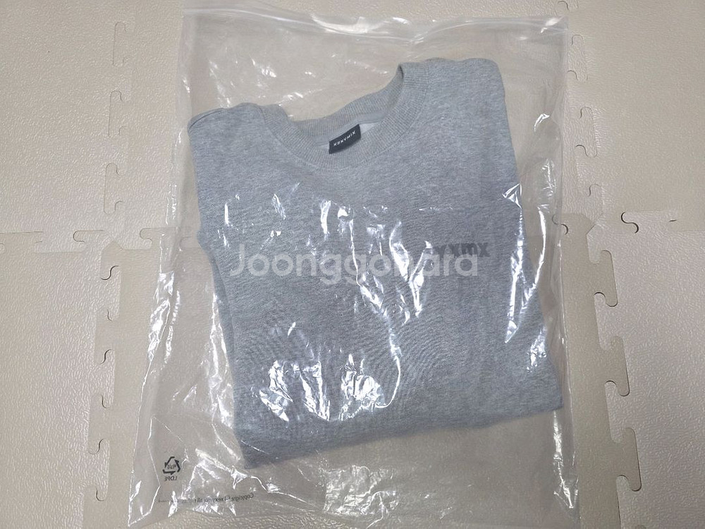 젝시믹스 긴팔 스웨트 맨투맨그레이, 블랙 색상M사이즈--3