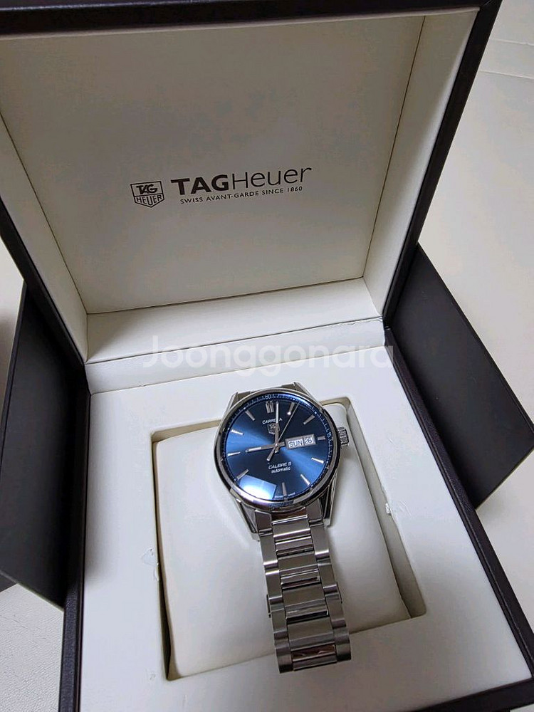 태그호이어 카레라 칼리버5 데이 데이트 청판 41mm--1