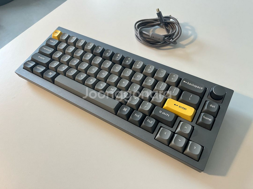 키크론 Q2 Knob 그레이 키보드--3