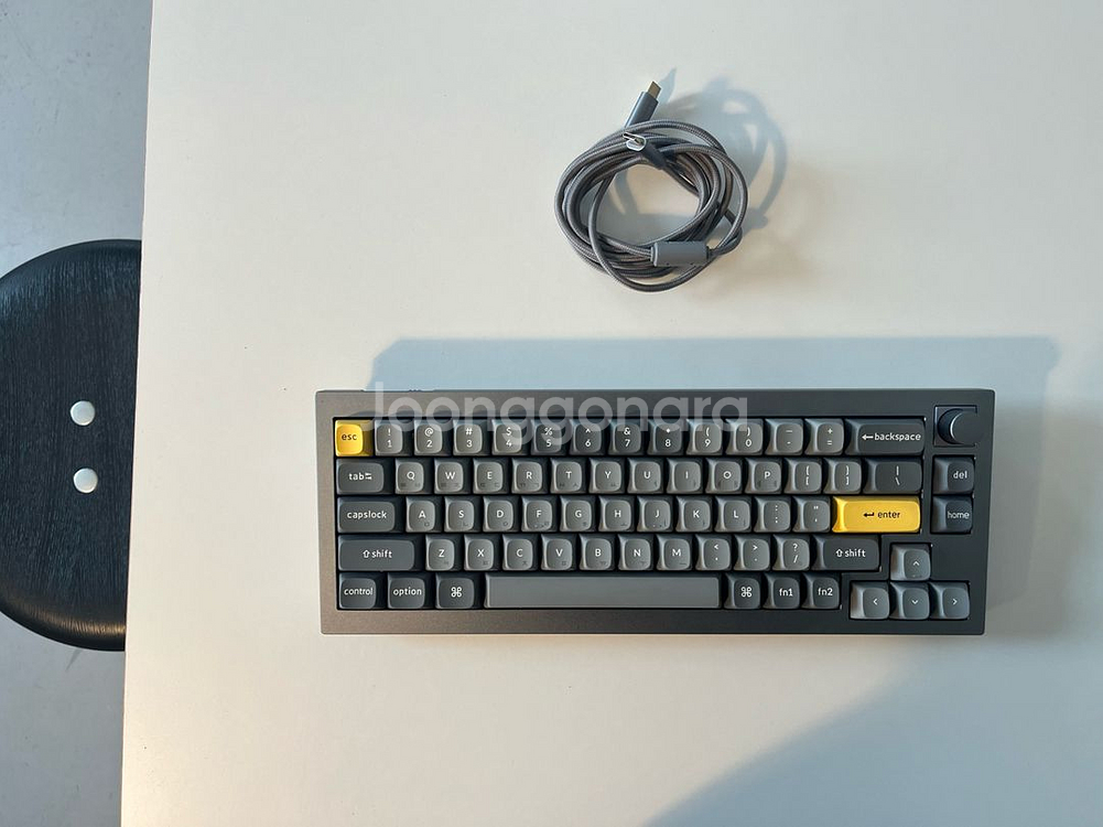 키크론 Q2 Knob 그레이 키보드--1