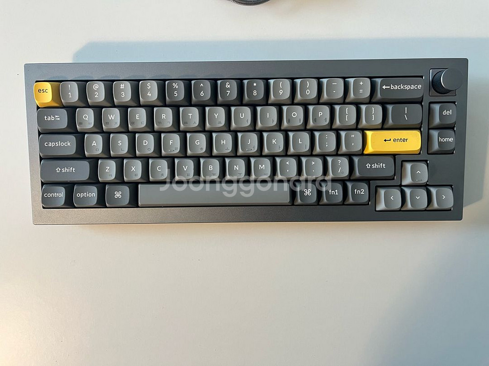 키크론 Q2 Knob 그레이 키보드--2