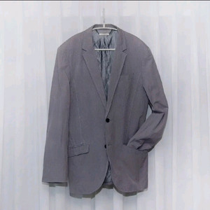 아르마니 코튼 스트라이프 블레이저 자켓 38R 95+