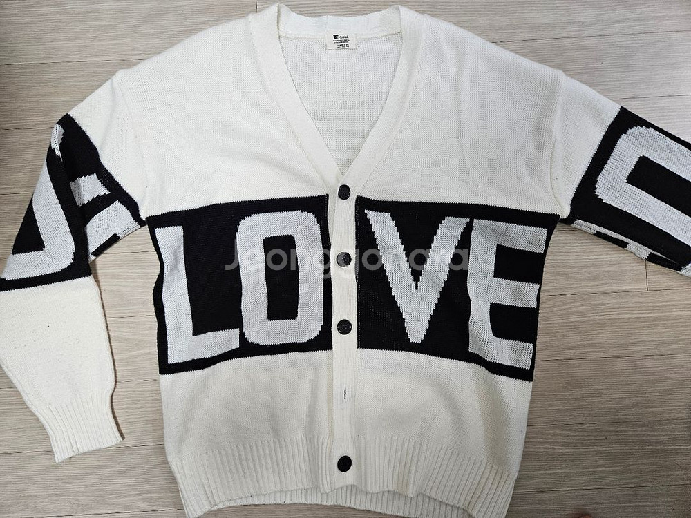 LOVE 니트 가디건--0