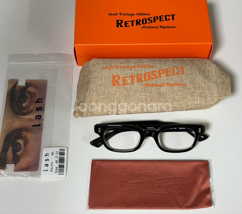 래쉬 랄프 블랙 lash RALPH BK 안경--0