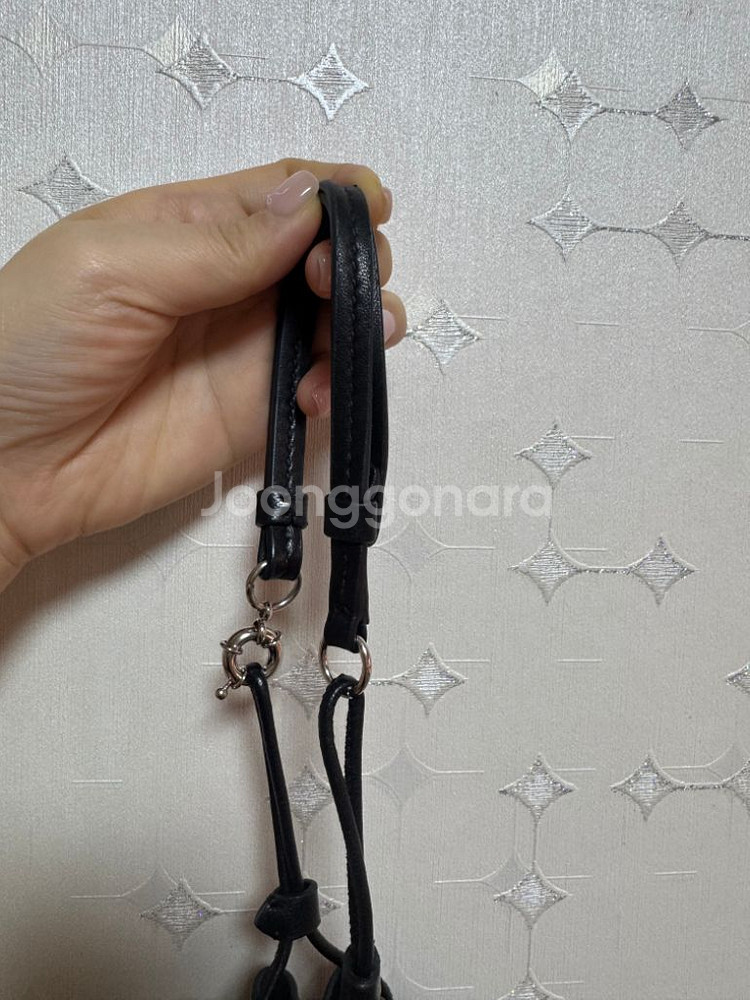 메종마르지엘라 마이크로버킷백 블랙--3