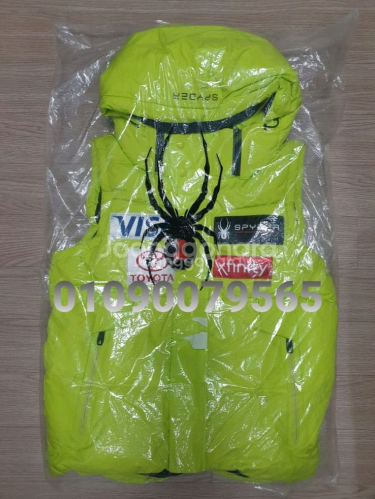 스파이더 덕다운 스키 패딩조끼 (새상품)--0