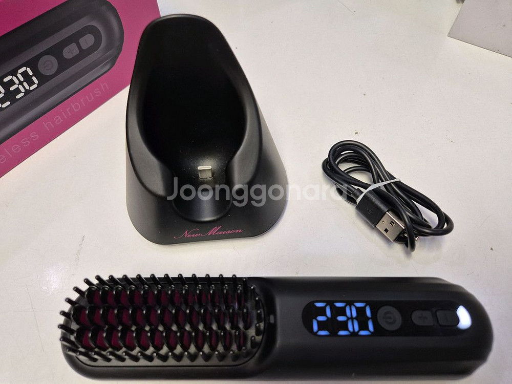 뉴메이슨 청담187 무선 헤어브러쉬 풀박스--3