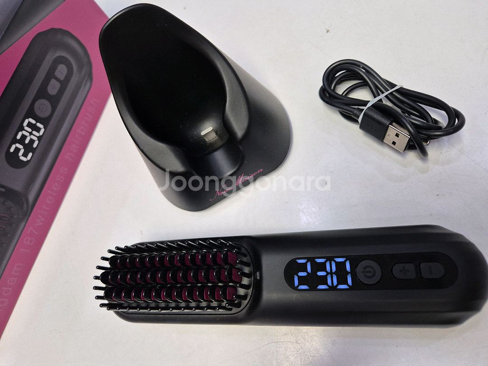 뉴메이슨 청담187 무선 헤어브러쉬 풀박스--2