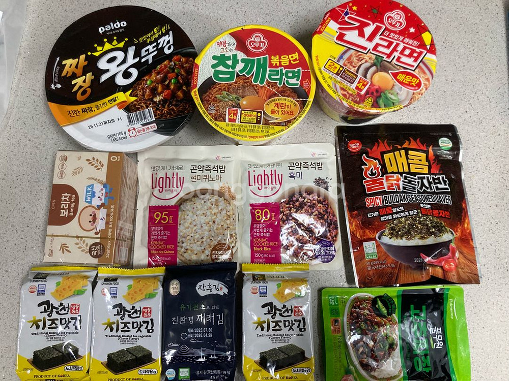 과자 레토르트 젤리 간식 세트--0